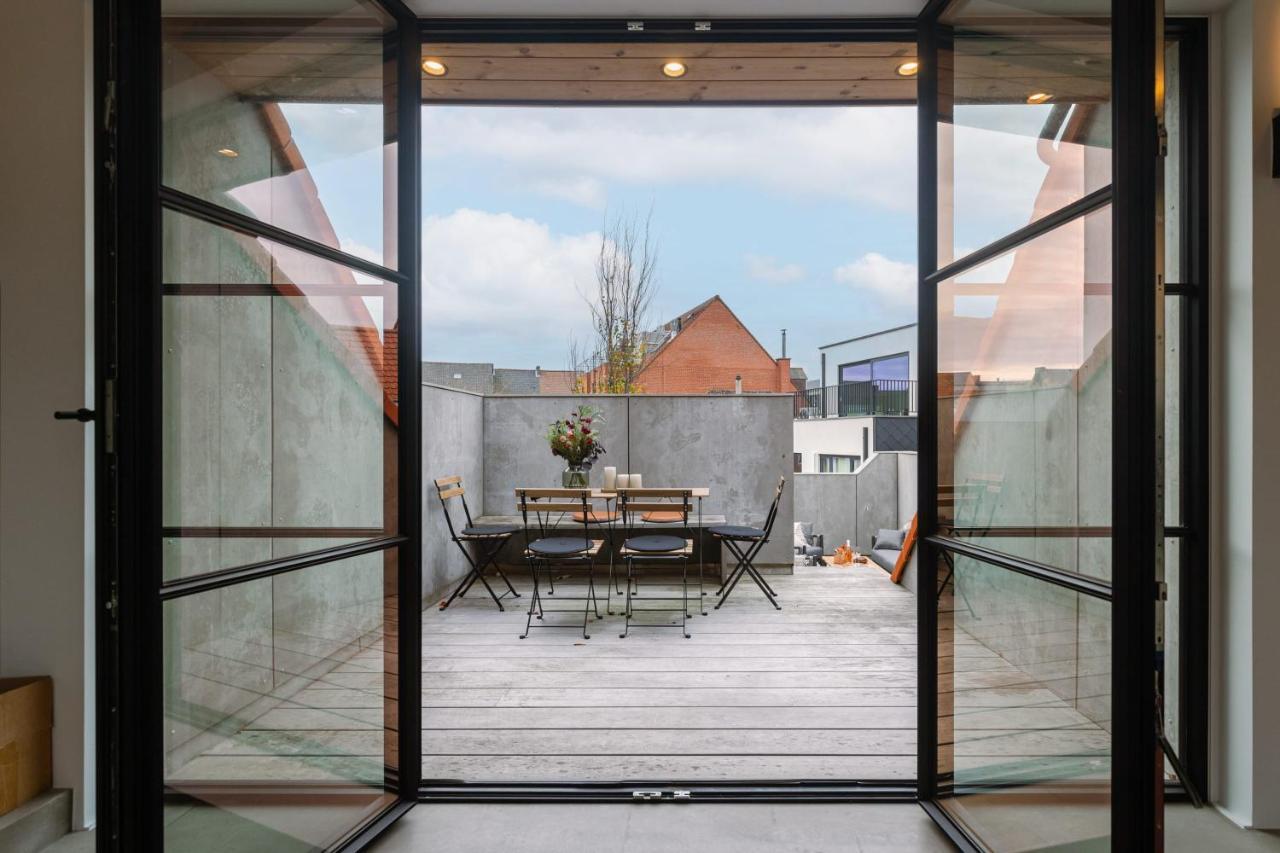 Beautiful Luxurious Mansion With Several Terraces Kortrijk Exteriör bild