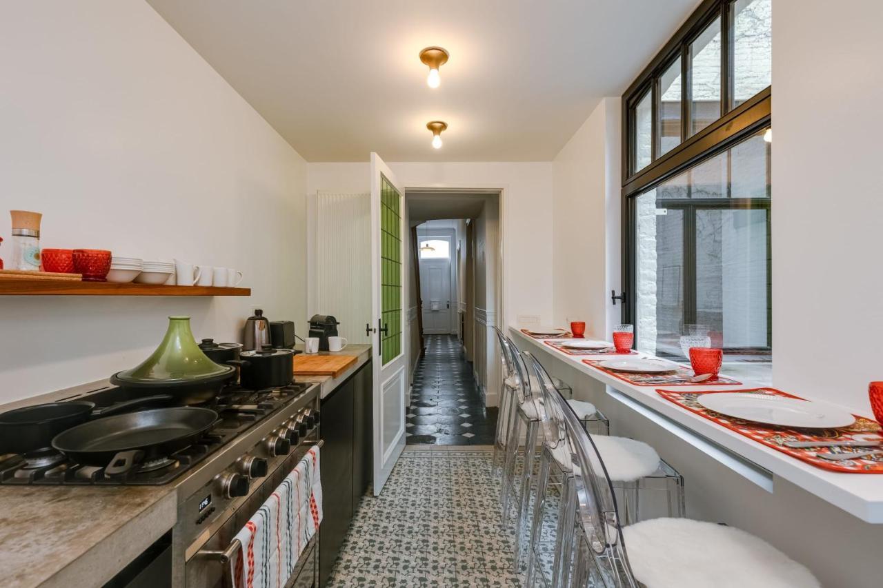 Beautiful Luxurious Mansion With Several Terraces Kortrijk Exteriör bild