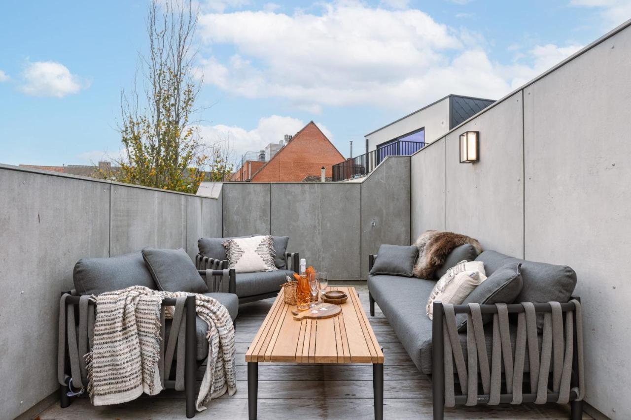 Beautiful Luxurious Mansion With Several Terraces Kortrijk Exteriör bild